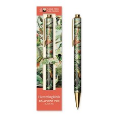 Ernst Haeckel Hummingbirds Boxed Decorative Ballpoint Pen, Accessory by Flame…