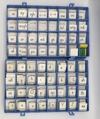 Phonics Letter Magnetic Tile Set Basic & Advanced Reading Spelling Homeschool