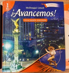 Avancemos! Spanish 1 Text, Teacher’s Edition Hardcover & Practice Packet
