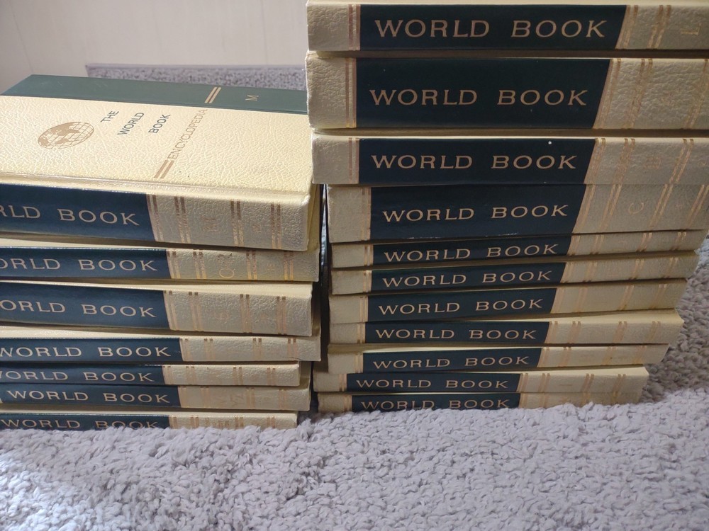 The World Book Encyclopedia 1962 Set Volumes 1-10, 12,15-20 Missing 3