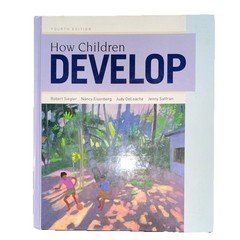 Worth Publishers How Children Develop 4th Edition Textbook Book by Siegler