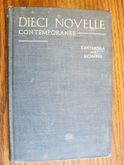 DIECI NOVELLE CONTEMPORANEE HC c1938 Italian Language