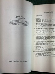 SCIENCE AND EVERYDAY LIFE by J.B.S. Haldane – 1st (First) US Ed., 1940