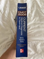 McGraw-Hill Medical Current Medical Diagnosis & Treatment 2008 47th Ed. PB