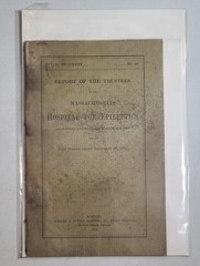 Monson State Hospital For Epileptics Annual Reports 1898-1908 Massachusetts