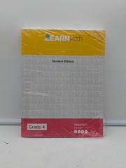 Zearn Math Grade 4, 3 Volumes – Paperback 2019 NEW in Plastic 3 Books