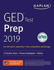 GED Test Prep 2019: 2 Practice Tests – Paperback, by Van Slyke Caren – Very Good