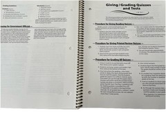 ABeka Economics Work & Prosperity Video Manual and Teacher quiz/test key (NEW)