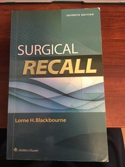 Surgical Recall Blackbourne, Lorne H.