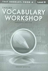 Vocabulary Workshop, Enriched – Paperback, by Jerome Shostak – Acceptable n