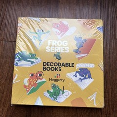 Set of 8 Heggerty Decodable Books: Frog Series Grade 1 SKU #410421-H Sealed