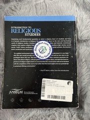 Introduction to Religious Studies by Swasti Bhattacharyya 2009, Trade Paperback