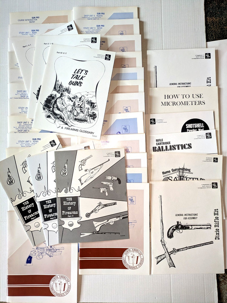 The Gun Pro School Study Guide Shop Unit 1-15~History of Firearms~Plus Much More