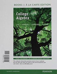 College Algebra, Books a la Carte Edition (12th Edition) – VERY GOOD