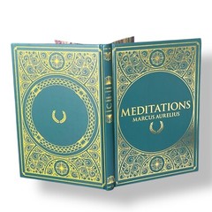 Meditations by Marcus Aurelius Hardcover Collectible Deluxe Gift Decor Book