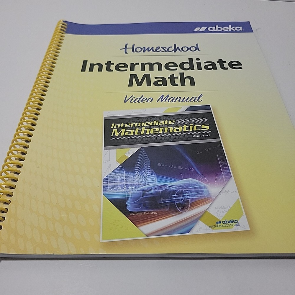 A Beka Homeschool Intermediate Math Video Manual 7th Grade