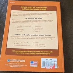 Summer Bridge Activities Grade 4 5 and 6 Intermediate Workbook Math Science