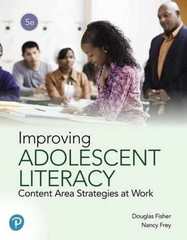 Improving Adolescent Literacy: – Paperback, by Fisher Douglas; Frey – Very Good