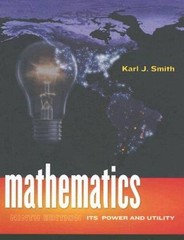 Mathematics: Its Power and Utility (Available 2010 Titles Enhanced Web – GOOD