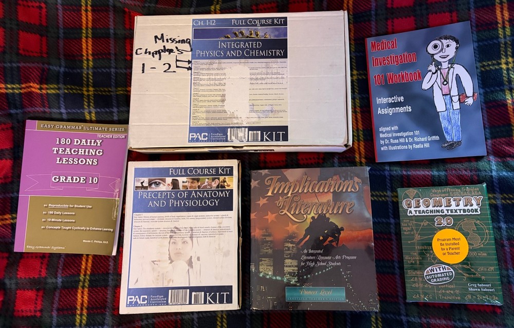 🔥 Mega Homeschool Curriculum Bundle | Anatomy Physics Geometry Lit More