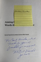Aiming Higher Words That Changed a State Mitch Daniels Indiana