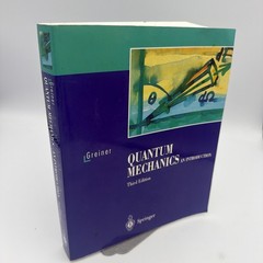 Quantum Mechanics An Introduction Walter Greiner 3rd Edition Physics Textbook
