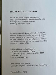 30 For 30 Thirty Years on the Hunt Jason Jacques Gallery 2018 Large Art Book