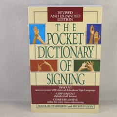 The Pocket Dictionary Of Signing – paperback Butterworth, Rod R.|Flodin, Mic…