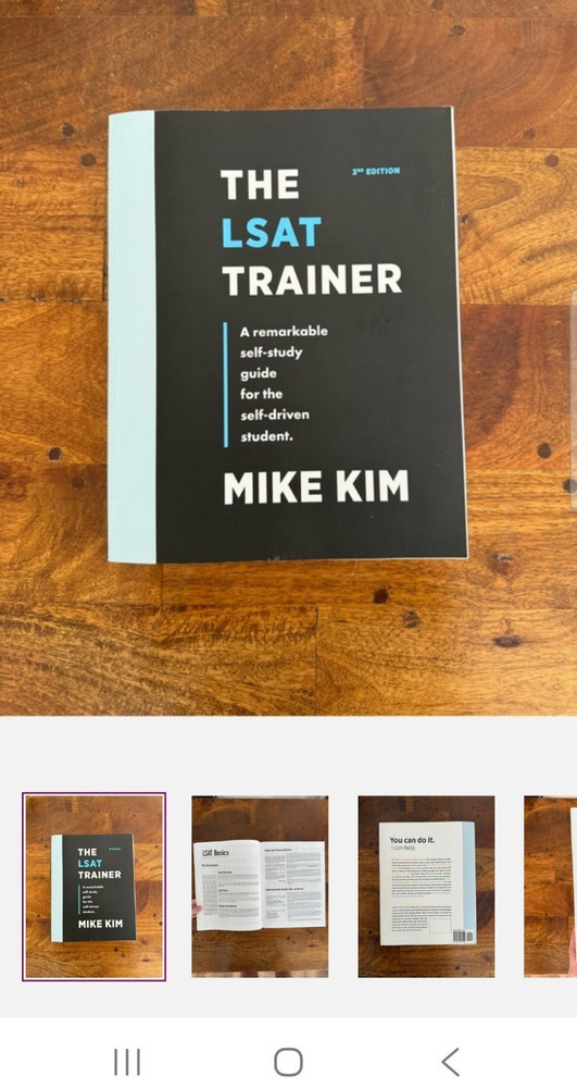 The LSAT Trainer 3rd Edition Study Guide by Mike Kim Paperback 2017 560p
