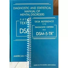 New DSM 5 TR Hardcover & Desk Reference Spiral bound Combo Pack USPS