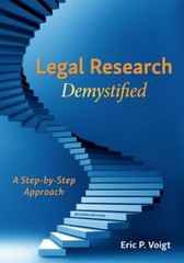 Legal Research Demystified Eric Voigt 2nd Ed. (2022) NEW & SEALED! FREE SHIPPING