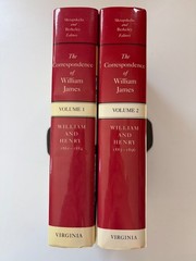 The Correspondence of William James Volumes 1 & 2 1992 HC DJ Set Lot Virginia