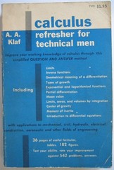 Calculus Refresher (Dover Books on Mathematics) – paperback A. A. Klaf