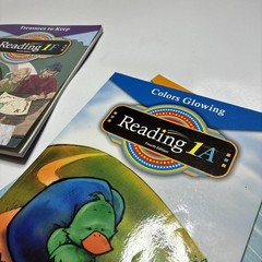 BJU Press Reading 1 Student Text Set of 3 Books, 4th Edition A E & F
