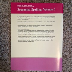 Sequential Spelling Volume 5 Paperback Textbook Workbook by Don McCabe