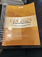 AMA CPT 2024 Professional Edition Spiral Medical Coding Official Codebook