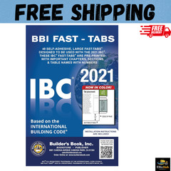 2021 International Building Code (IBC) Fast Tabs