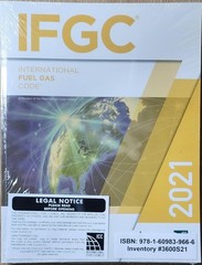 2021 INTERNATIONAL FUEL GAS CODE (INTERNATIONAL CODE COUNCIL SERIES) Internation