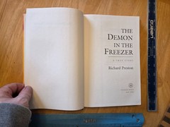 Demon in the Freezer : A True Story by Richard Preston (2002, Hardcover)