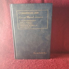 Commercial Law Cases & Materials 5th Ed Farnsworth Honnold Hardcover Blue 1993