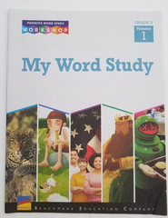 Benchmark Ed. My Word Study Gr 3 Phonics Books Vol 1&2 Student copy (WH13627)