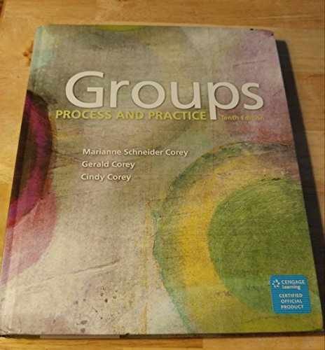 Groups: Process and Practice – Hardcover, by Corey Marianne; Corey – Very Good z