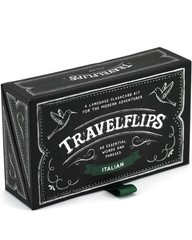 Travel Flips English ITALIAN Flashcards Learn 60 Essential Words Gently Used