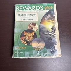 Rewards Plus : Science Teacher’s Guide by Mary Gleason, Anita Archer Acceptable