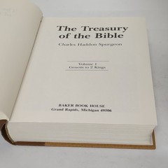The Treasury Of The Bible Spurgeon Complete Set Volumes 1 Through 8 HC 1988
