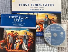 First Form Latin: Grammar, Year One; Student Text, Answer, Key, And CD