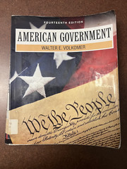 American Government 14th Ed. by Walter Volkomer PB Used – Good