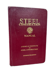 14th Edition STEEL CONSTRUCTION MANUAL by AISC 14th Edition seismic design