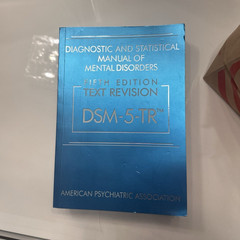 American Psychiatric Association DSM-5-TR Fifth Edition Text Revision 2022 Book