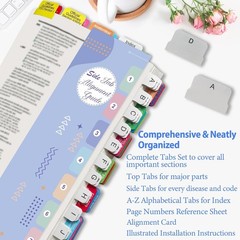 Upgraded CPT 2026 & ICD-10-CM Index Tabs – Color-Coded & Durable Set